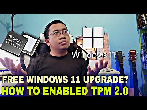 Free Windows 11 upgrade | How to enable TPM 2.0 step by step Asus TUF Gaming b550m plus