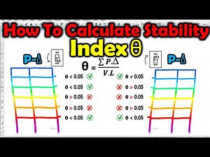 How To Calculate Stability Index θ In ETABS (ACI-19)