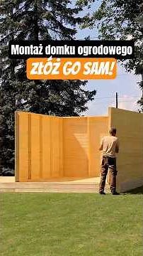 Montaż domku ogrodowego – Złóż go sam! 🏡 #montażdomku #instrukcja #krokpokroku