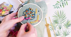 ¿Cómo Bordar Hojas? 6 Puntadas de Bordado Básicas