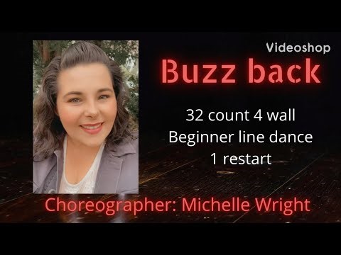 Buzz back official beginner line dance demo
