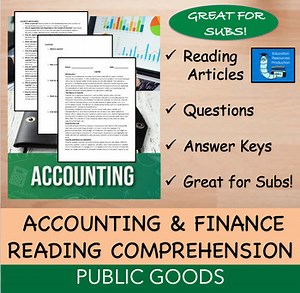 Public Goods - Accounting & Personal Finance - Reading Comprehension