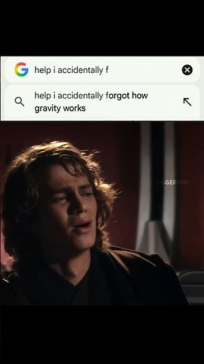 help I accidentally forgot how gravity works meme | Anakin, Star Wars #memes #funnymemes