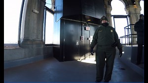 National Park Service rangers are still staffing one DC site -- the tower at the Trump Hotel