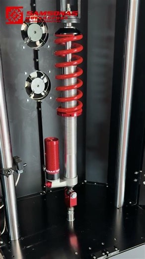 What is spring-driven rebound testing on the LABA7 EMA shock dyno?