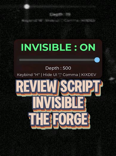 Script Invisible di The Forge untuk Roblox