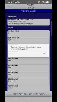 Inställningar för GPS för Tidkortet