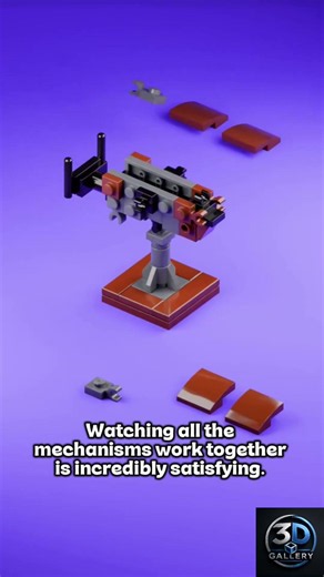 This LEGO Crossbow Actually Moves! #lego #ytshorts #creative