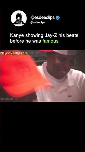 Kanye West & Jay Z In The Studio before he was famous