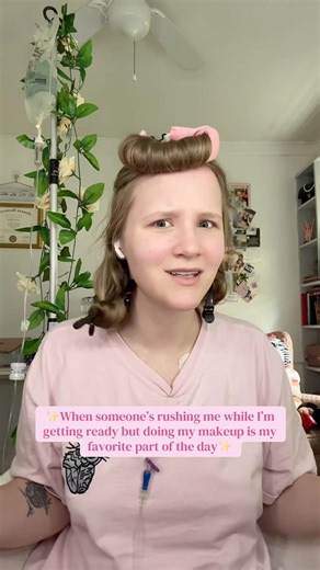 don’t rush me. Tks #makeuplover #makeuplook #transition #makeuptransition #inclusivebeauty #spoonie