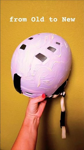 How to Restore a Helmet with Acrylic Paints | Magic Color Transformation 🎨✨ #shorts #acrylic #diy