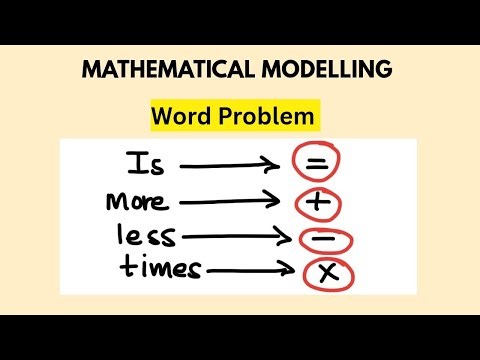 Mathematical modelling Introduction ( Words Problems )