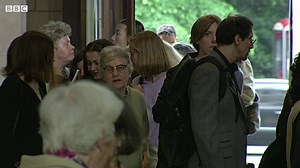 *All valuations were correct at the time of broadcast.* Michael Aspel and the experts from Antiques Roadshow take a look at some fantastic antiques and the history and stories surrounding them, this clip is from 2000 in the Victoria and Albert museum. | BBC Studios