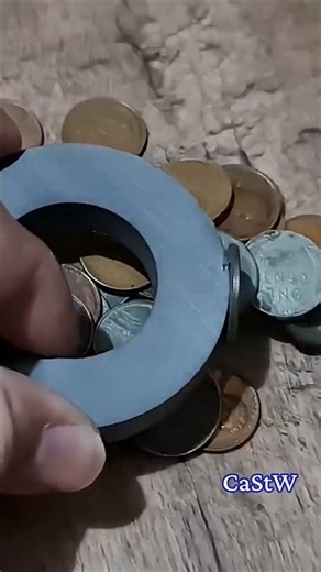 COIN COLLECTING: COIN MAGNET TEST #coin #treasuresearch #coincollection #coincollecting #coinhoard