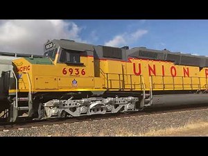 Union Pacific “Hospital Train” + CSX Hopper Train!