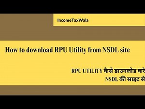 HOW TO DOWNLOAD RPU UTILITY