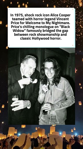 Alice Cooper and Vincent Price: Horror Legends 🎩