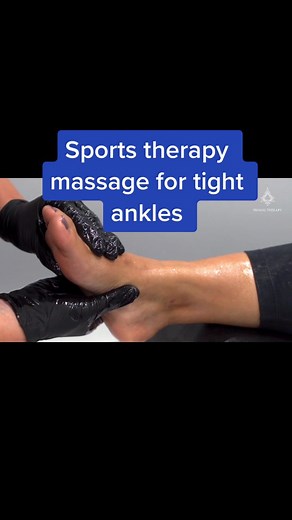 Do you have #tightankles ? A sports therapy #massage can help!#muscletightness #sportinjury