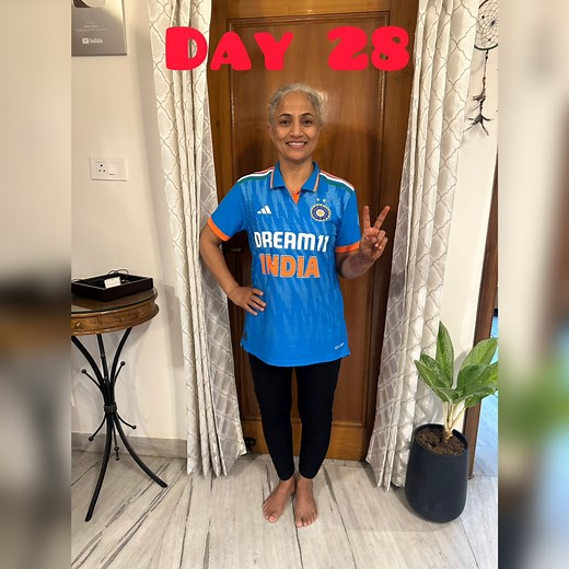28K views · 651 reactions | Day 28 #75hard @53. #75daychallenge #daily #workout #yoga #water #75days PM Narendra Modi | Neeru Saini | Facebook