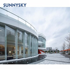 [Hot Item] Commerce Style Kiss Mullion Thermal Break Load Bearing Curtain Wall with The Best Material