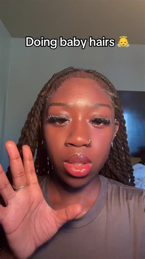 I miss my blue hair 💔 #edges | baby hairs