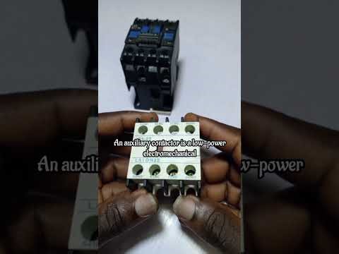 Auxiliary Contactor Explained: Working Principle & Applications