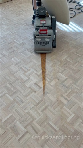 Sand WITH the grain!