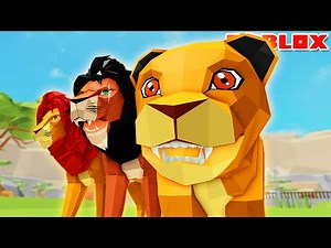 NOVO LEÃO do REI LEÃO em ANIMAL SIMULATOR "SCAR, SIMBA e ETC" | ROBLOX