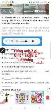 Tiếng Anh 7 Global Success (Unit 1) Skills 2