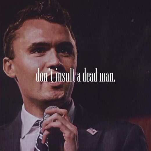 it's time to stop insulting him in your tiktok bios, he's gone / #shorts #charliekirk #fyp #viral