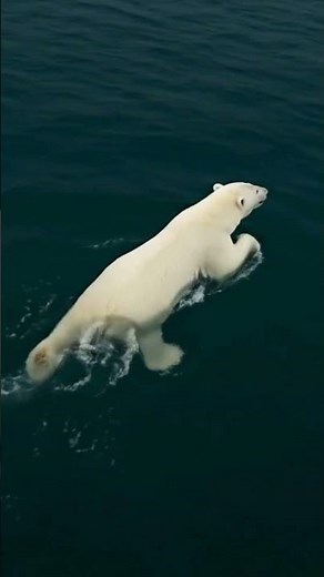 Polar Bears Can Swim Over 60 Miles at Once