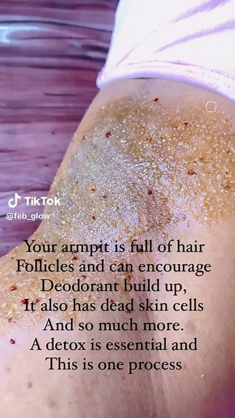 Armpit detox is highly essential to get rid of deodorant buildup that can lead infections. #aestheticvibes #armpitdetox #armpit