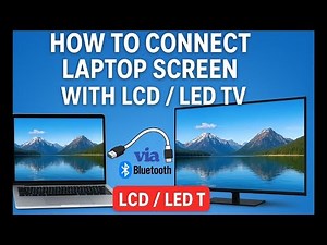 🔌 How to Connect Laptop Screen with LCD / LED TV 📺💻