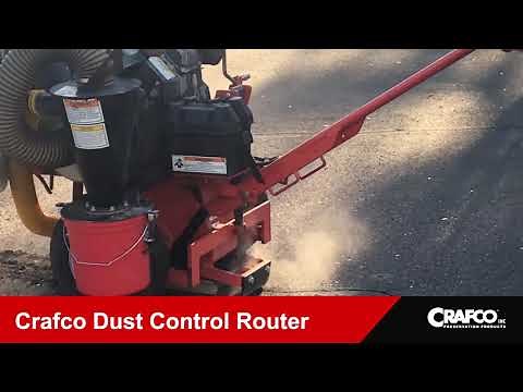 Pavement Crack Router For Ultimate Performance Reliability Dust Control | CRAFCO