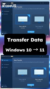 EaseUS Software | How to Transfer Data from Windows 10 to Windows 11 #pctips #datamigration #techtips #datatransfer #transferdata #windows11 #windows10 | Instagram