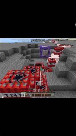 Breaking Any Block = TNT Explosion 💀 | Minecraft Challenge #shorts