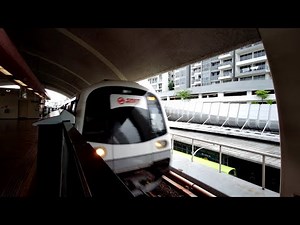 Singapore MRT ride from Bedok to Eunos train station