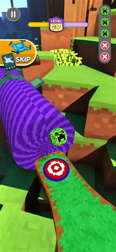 Ola Playing Relaxing Ball Gameplay in Going Balls Level 217