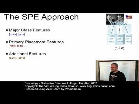 PHY103 - Distinctive Features I