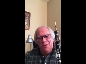 Oboe Instruction - Embouchure and Reed Pitch