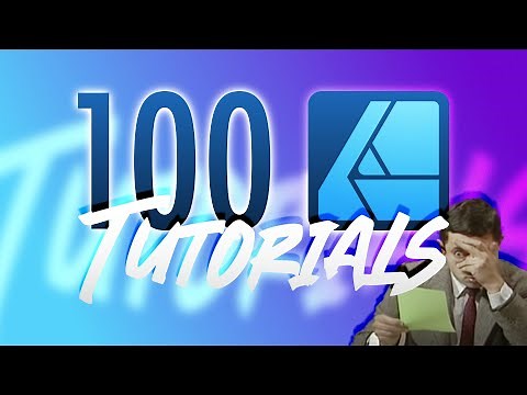 100 Video Tutorials for Affinity Designer and Affinity Software Quiz