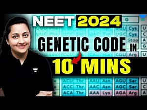 Genetic Code in 10 mins with Tricks | Unacademy NEET English | NEET 2024 | Ambika