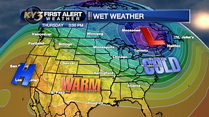 Small wiggles in the jet stream will bring in huge temperature swings. These changes will happen from one day to next. This is also a dry weather pattern so do not expect much moisture for the next seven days. | KY3 Weather