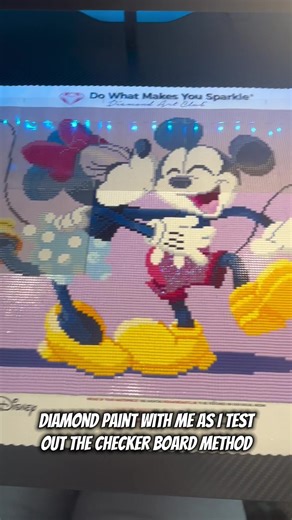 Exploring the Checker Board Method in Diamond Painting