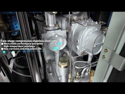 SCR Dry Oil-Free Screw Air Compressor G Series #SCR #industry #compressor