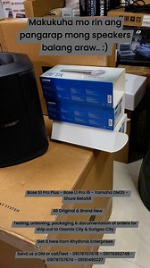 Makukuha mo rin ang pangarap mong speakers balang araw.. :) Bose L1 Pro 16 - Bose S1 Pro Plus - Yamaha DM3S Digital Mixer - Shure Beta58 - Testing, unboxing, packaging & documentation of orders for ship out to Ozamis City & Surigao CityGet it here from Rhythmix EnterprisesSend us a DM or call/text - 09178707678 - 09176362749 - 09178707674 - 09161490227 #BoseL1Pro16 #bosespeaker #BoseAmbassador #bose #yamahaaudio Bose Professional BOSE SPEAKERS FOR SALE PHILIPPINES | Rhythmix Enterprises