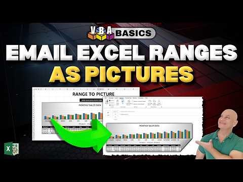 How To Convert Ranges To Pictures & Email In Excel + FREE DOWNLOAD