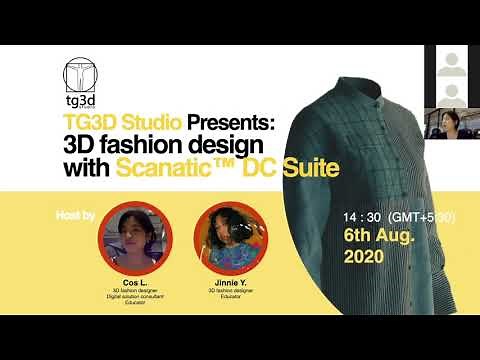 3D Fashion Design with Scanatic™ DC Suite | TG3D Studio