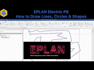 EPLAN Electric P8 Beginner’s Guide: How to Draw Lines, Circles & Shapes (Basic Graphics Tutorial)