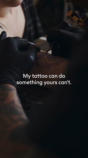 Your tattoo can now do more. Skin Motion makes tattoos play sound. What will yours say? _ #skinmotion #soundwavetattoos #skinmotionapp - #cooltattoos #memorialtattoo #TattooInspo #TattooCulture #tattoocommunity #momtattoo #dadtattoo #animaltattoo | Soundwave Tattoos | Facebook